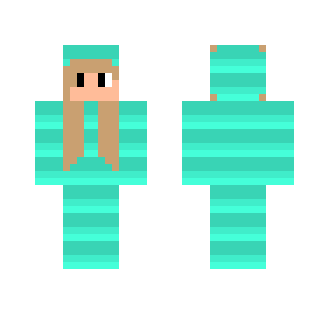 Slither.io Onesie Girl - Teal