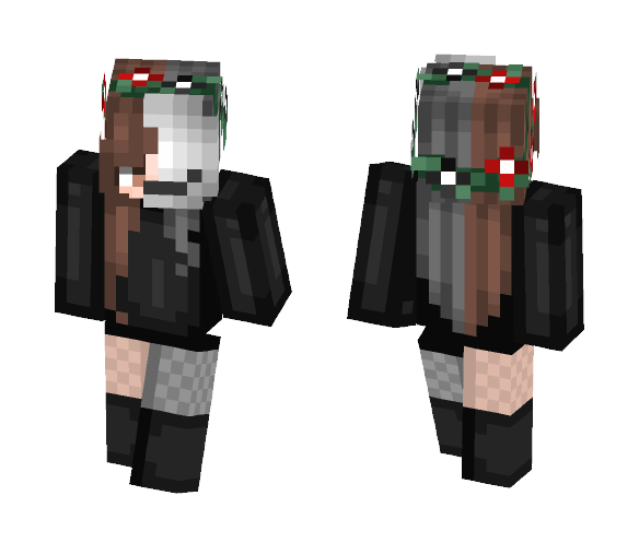 Flowers mask - Female Minecraft Skins - image 1