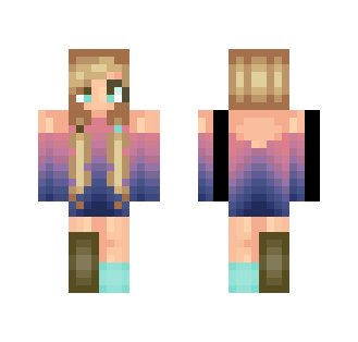 Ombre Sweater Girl