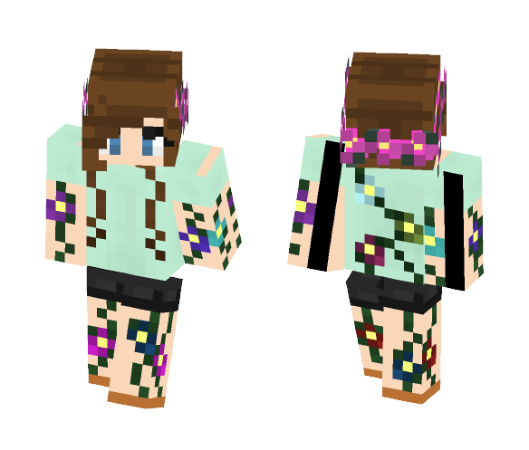 Flower Power - Female Minecraft Skins - image 1