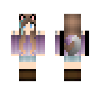 -=-Purple Neko-=- - Female Minecraft Skins - image 2