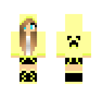 girl creeper yellow cute