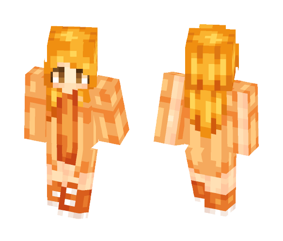 Orange - Female Minecraft Skins - image 1