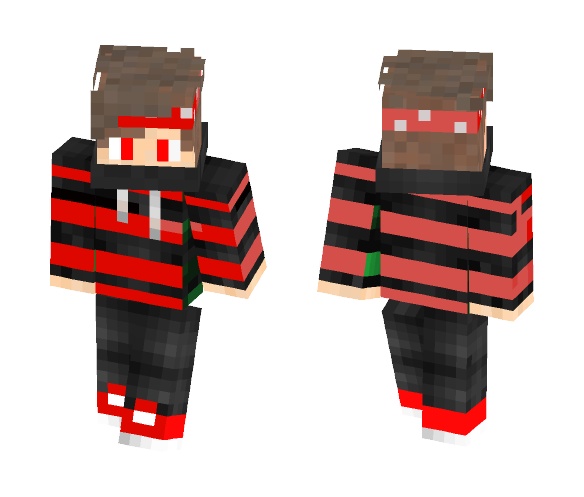Red Teen Boy - Boy Minecraft Skins - image 1