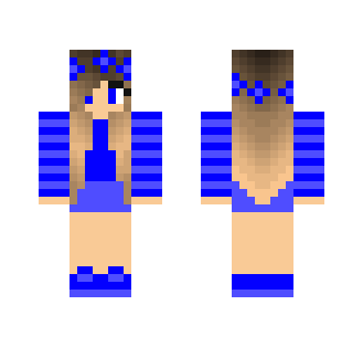full blue little carly - Female Minecraft Skins - image 2