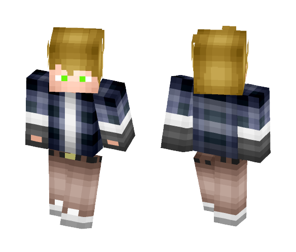 Teen-flannel shirt - Male Minecraft Skins - image 1