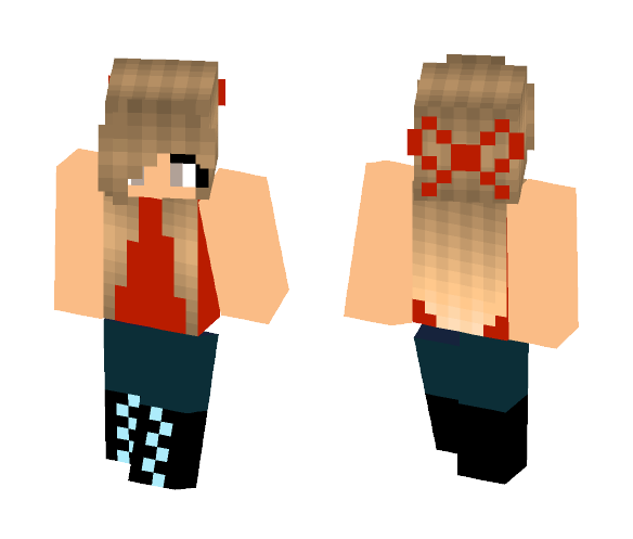 Cute girl - Cute Girls Minecraft Skins - image 1