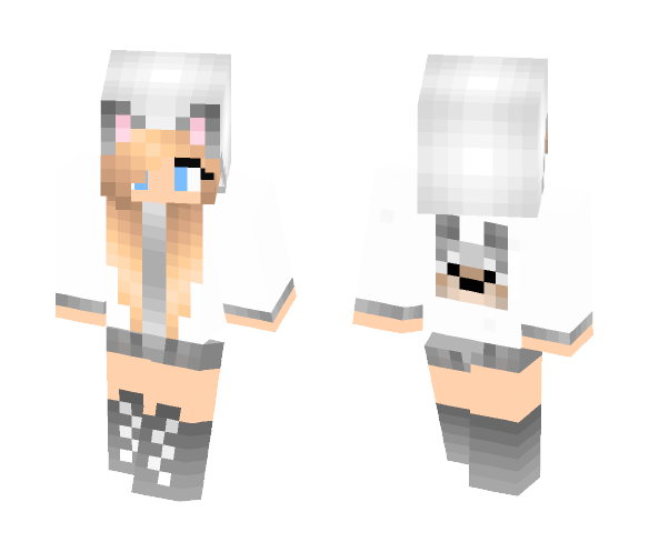 Wolf Girl - Girl Minecraft Skins - image 1