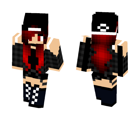 Reble but never talks!! - Female Minecraft Skins - image 1