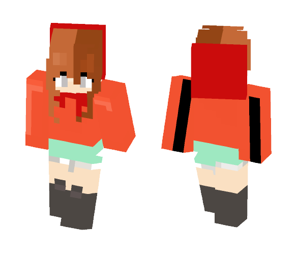 Chocolate and caramel Hair - Female Minecraft Skins - image 1