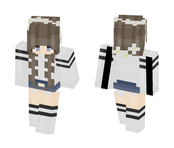 Download Free Genderbent of Latest Skin Skin for Minecraft image 1 Genderbent of Latest Skin - Female Minecraft Skins - image 1