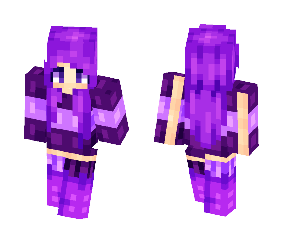 Purple - Female Minecraft Skins - image 1