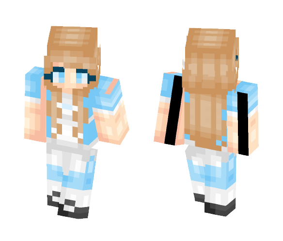 Download Free Alice In Wonderland Skin for Minecraft image 1 Alice In Wonderland - Female Minecraft Skins - image 1