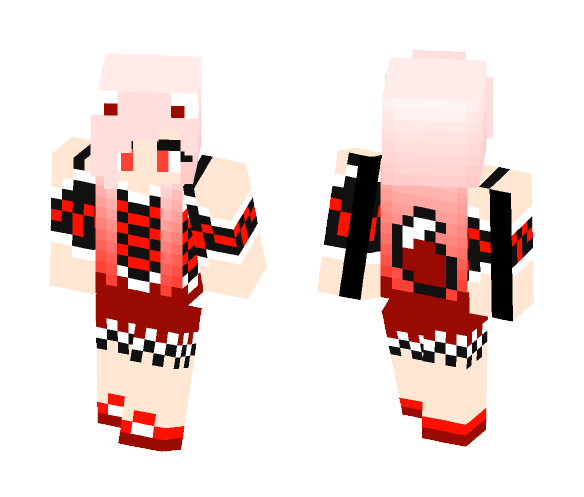 Devil Wolf Girl - Girl Minecraft Skins - image 1