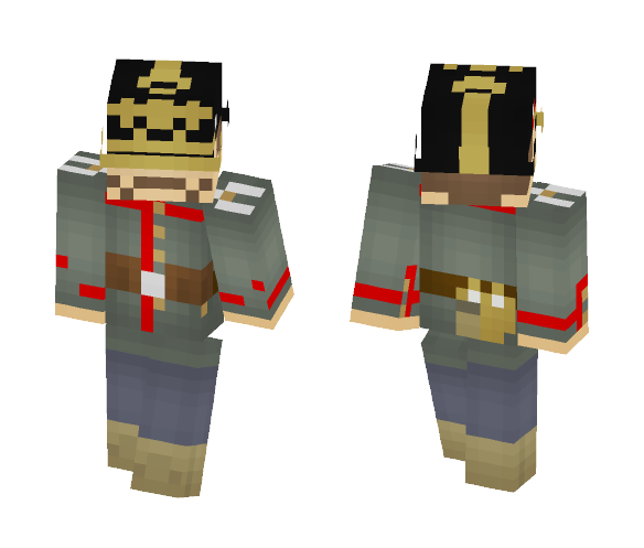 WWI, German infantry Soldier, 1910 - Male Minecraft Skins - image 1