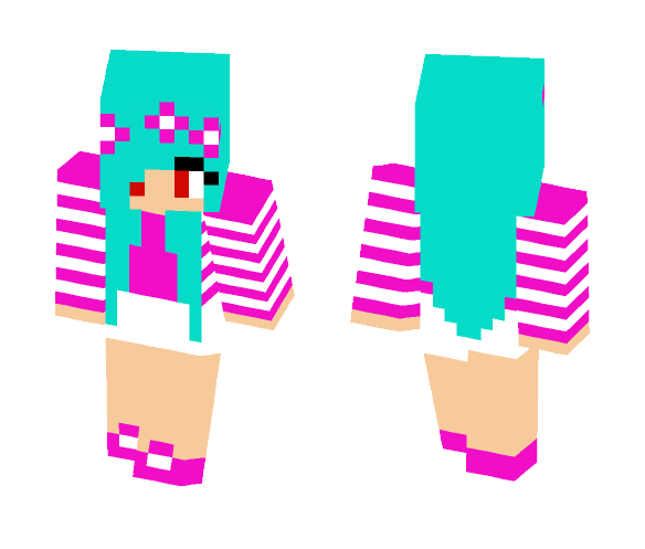 Colorful Girl! - Female Minecraft Skins - image 1