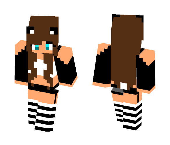 Panda girl - Girl Minecraft Skins - image 1