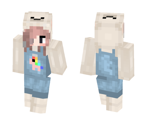 Download Free ❤ DUO SKIN ❤ GIRL - I AM BACK. Skin for Minecraft image 1 ❤ DUO SKIN ❤ GIRL - I AM BACK. - Girl Minecraft Skins - image 1
