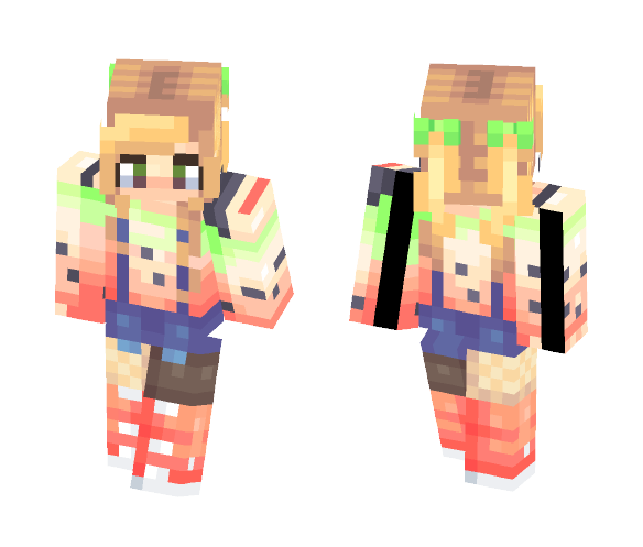 Watermelon. - Female Minecraft Skins - image 1