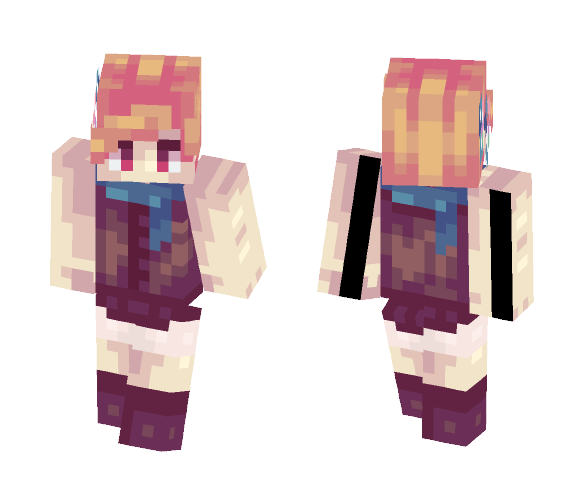 vivid sunrise - Female Minecraft Skins - image 1