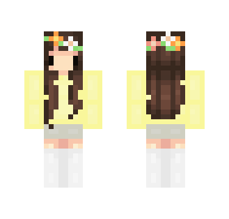Cute Flower Crown Girl [Simple]