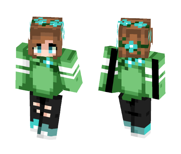 Flowercrowns... (Alex model?!!) - Flower Crown Minecraft Skins - image 1