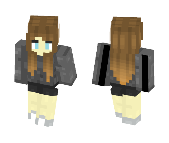 Download Free €łłα | Me in irl | Ombre hair Skin for Minecraft image 1 €łłα | Me in irl | Ombre hair - Female Minecraft Skins - image 1