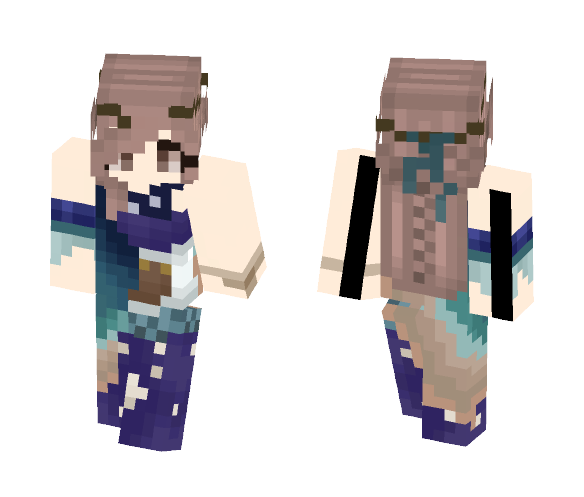 MidnightFire~ - Female Minecraft Skins - image 1