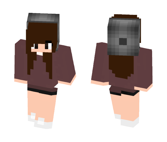 Download Free Depressed Girl Skin for Minecraft image 1 Depressed Girl - Girl Minecraft Skins - image 1
