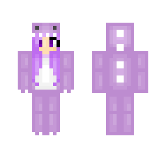 Purple Dino Onesie ; @wydcookie Req