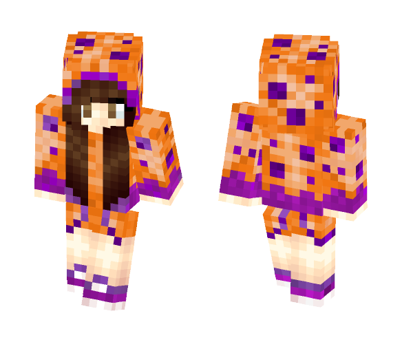 Download Free Halloween cake girl Skin for Minecraft image 1 Halloween cake girl - Girl Minecraft Skins - image 1