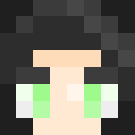 Download Free Teen girl with Green sweater Skin for Minecraft image 3 Teen girl with Green sweater - Girl Minecraft Skins - image 3