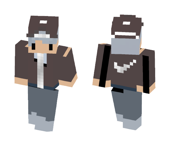 Kawaii Blue Haired Boy - Boy Minecraft Skins - image 1