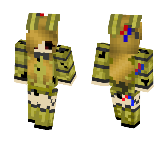 SpringTrap Girl - Girl Minecraft Skins - image 1