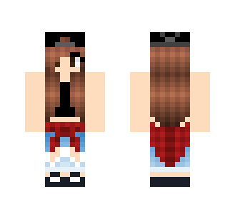 Tumblr backwards cap skin - Female Minecraft Skins - image 2