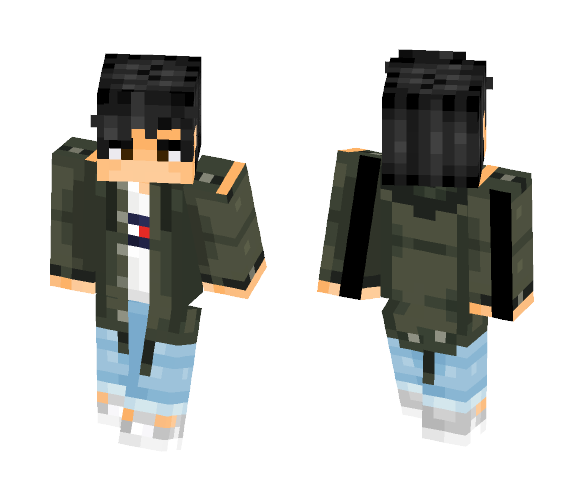 summer chills (revamped) - Male Minecraft Skins - image 1