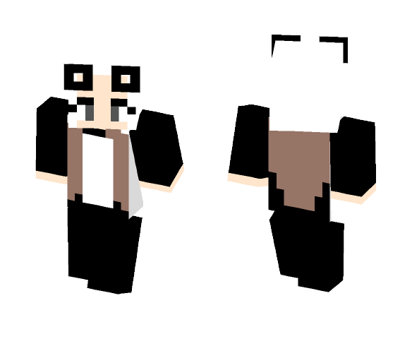 Panda girl - Girl Minecraft Skins - image 1
