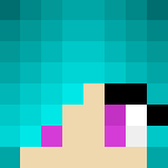 Aqua girl #3 - Girl Minecraft Skins - image 3