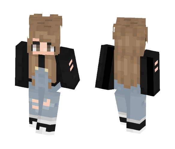 flvr ; dungaree kid - Female Minecraft Skins - image 1