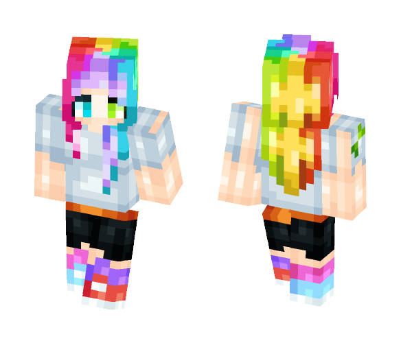Colorful - Female Minecraft Skins - image 1