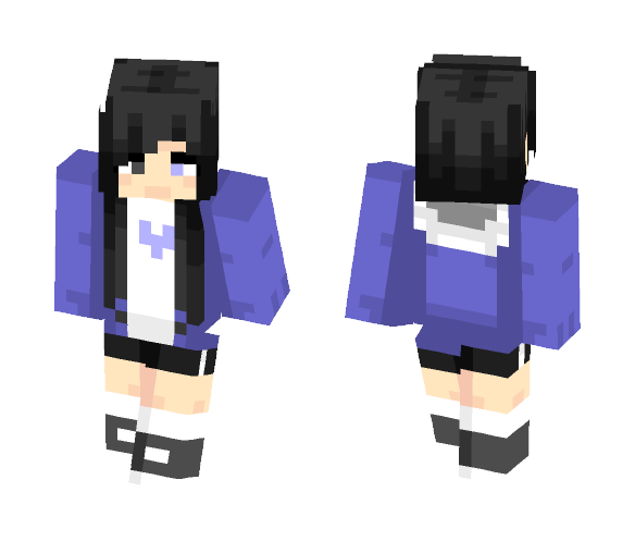 Sans. - Female Minecraft Skins - image 1