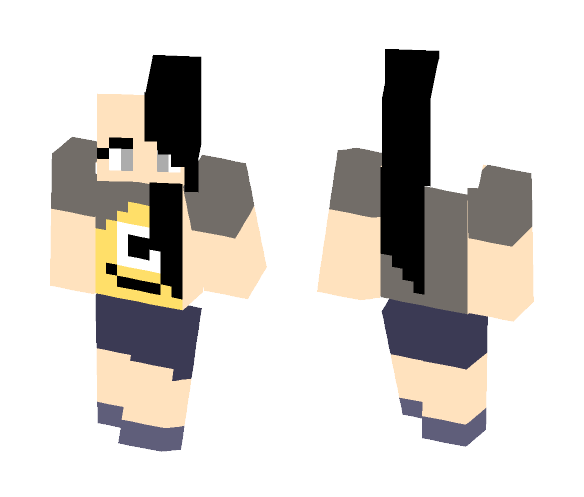 Emo girl - Girl Minecraft Skins - image 1