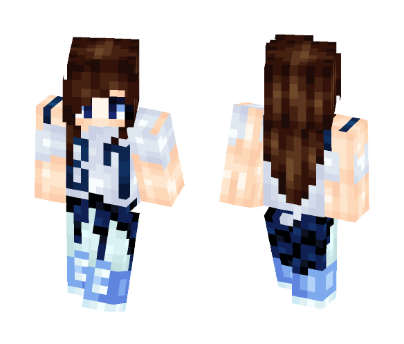 Blue - Female Minecraft Skins - image 1
