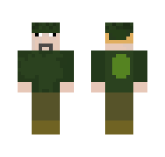 American jungle soldier