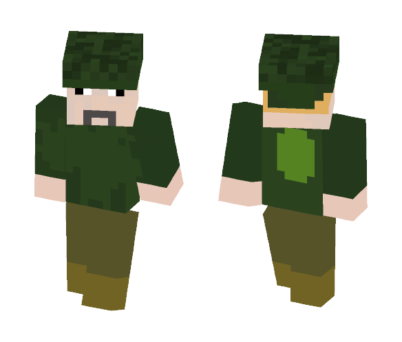 American jungle soldier - Male Minecraft Skins - image 1