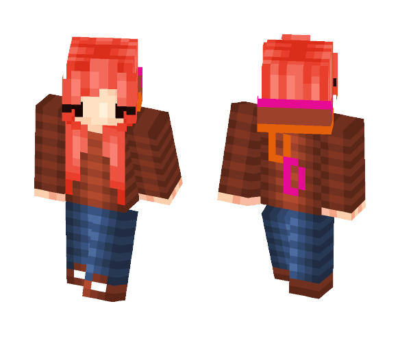 Download Free Dunkin' Donuts Girl | D0NUT5 Skin for Minecraft image 1 Dunkin' Donuts Girl | D0NUT5 - Girl Minecraft Skins - image 1