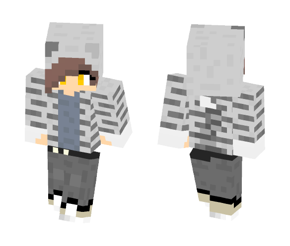The brown hair returns - Female Minecraft Skins - image 1
