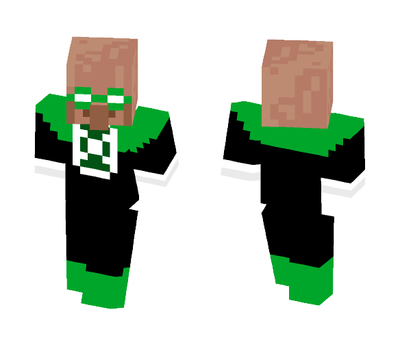 villager green lantern - Comics Minecraft Skins - image 1