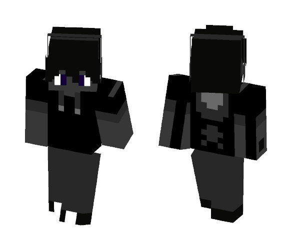 Obsidian (My OC Crystal Gem) - Male Minecraft Skins - image 1