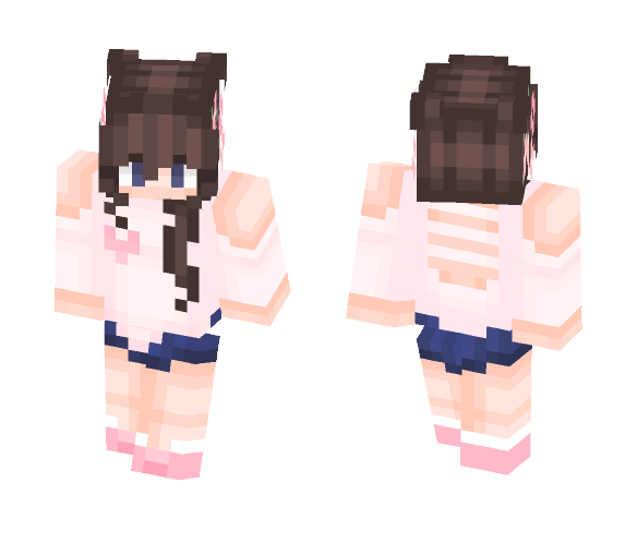 cotton candy. - Female Minecraft Skins - image 1